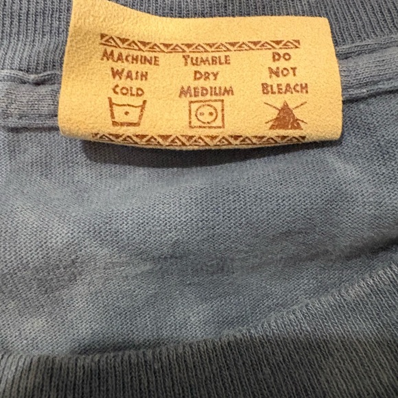 Vintage 2002 The Mountain Wolf T-Shirt Tie-Dye Blue/ Gray, Sz M - Picture 7 of 7